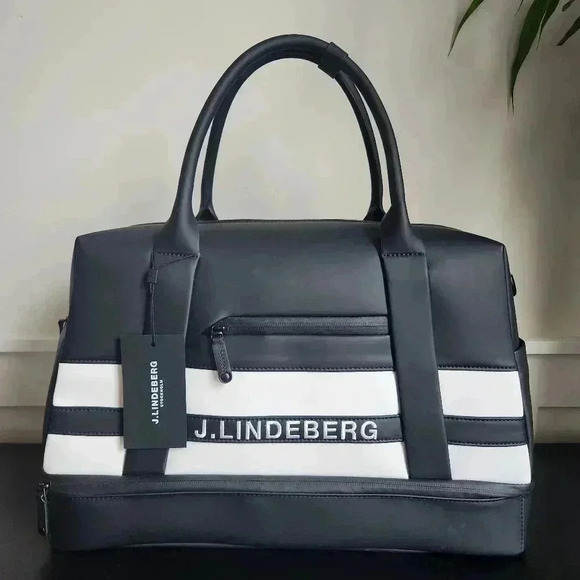 NWT J Lindeberg Travel Storage Boston Bag MSRP $355 - Picture 1 of 7